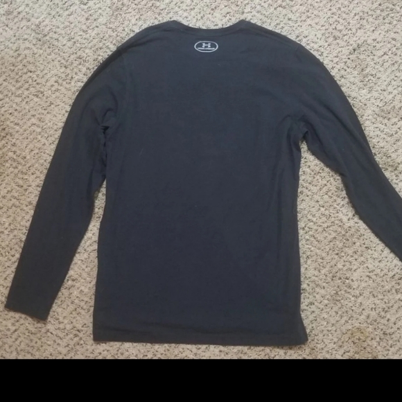 Long Sleeve Under Armour T-Shirt Black Medium - Picture 4 of 4